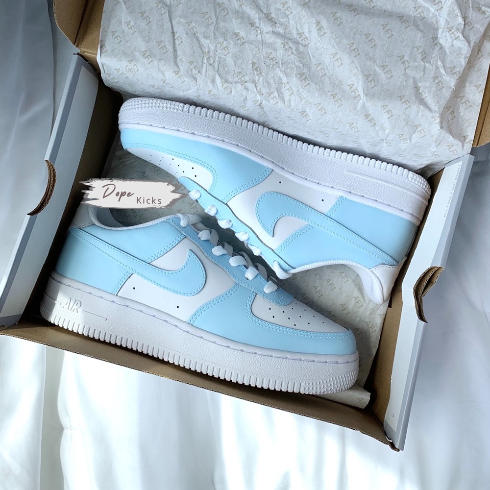 Baby Blue Custom Air Force 1